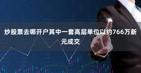 炒股票去哪开户其中一套高层单位以约766万新元成交