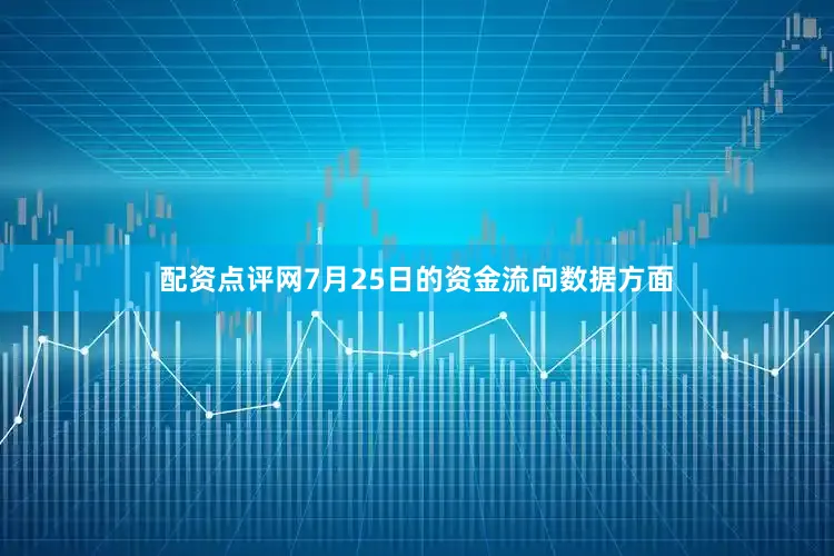 配资点评网7月25日的资金流向数据方面